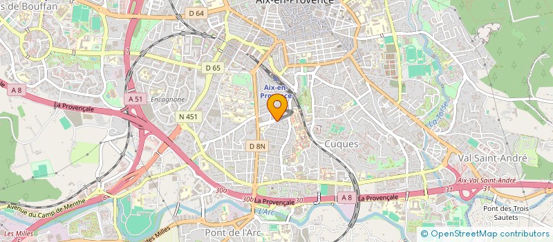 localisation de l'entreprise MONSIEUR QUENTIN LANDI à AIX-EN-PROVENCE