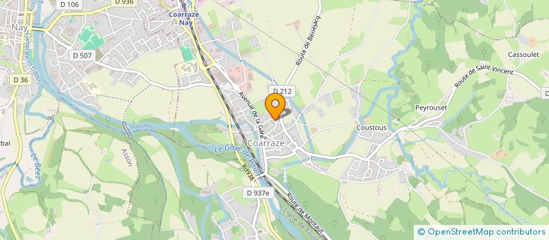 localisation de l'entreprise MONSIEUR QUENTIN LANGER  COARRAZE