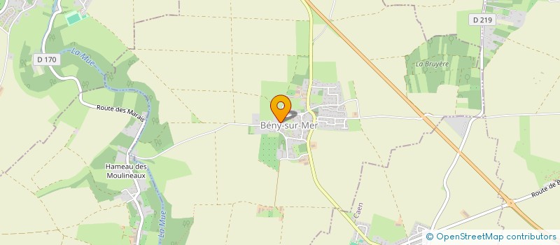 localisation de l'entreprise MONSIEUR QUENTIN LANGLOIS  BENY-SUR-MER