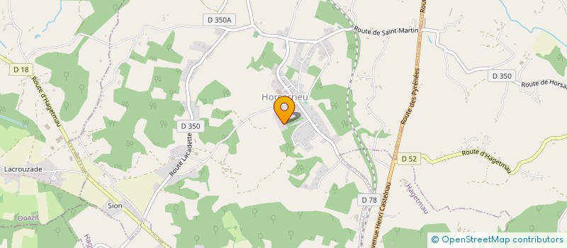 localisation de l'entreprise MONSIEUR QUENTIN LANZAROTTI  HORSARRIEU