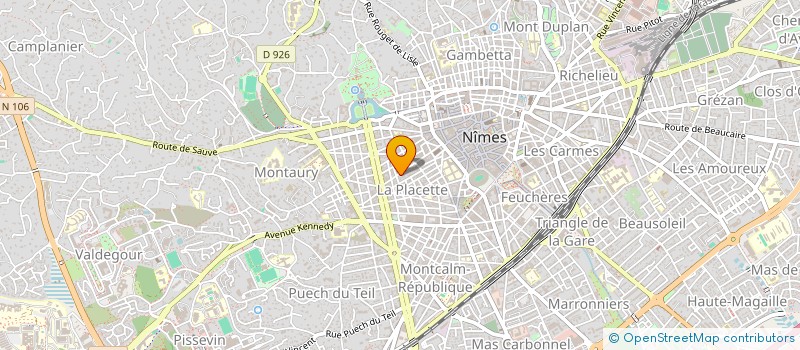 localisation de l'entreprise MONSIEUR QUENTIN LARCENA  NIMES