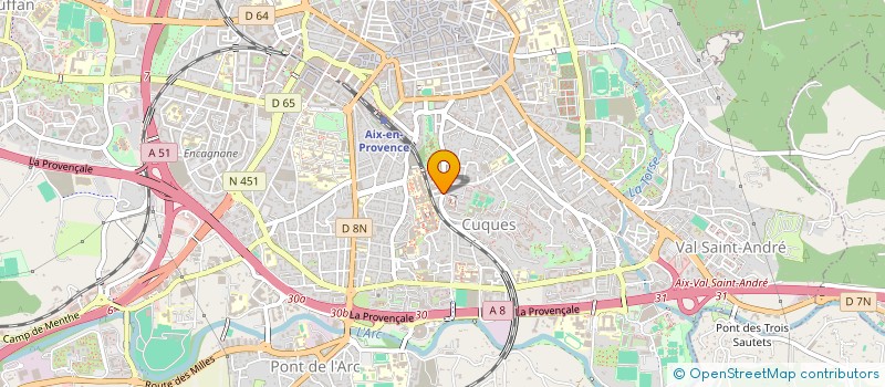 localisation de l'entreprise MONSIEUR QUENTIN LARNICOL  AIX-EN-PROVENCE