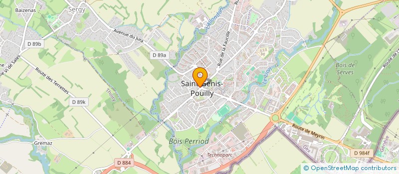 localisation de l'entreprise MONSIEUR QUENTIN LAROUR  SAINT-GENIS-POUILLY