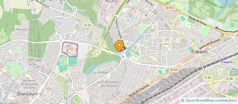 localisation de l'entreprise MONSIEUR QUENTIN LARRAY  TRAPPES