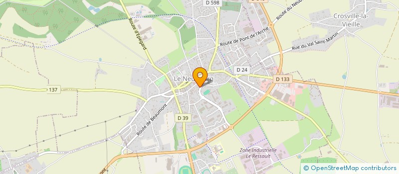 localisation de l'entreprise MONSIEUR QUENTIN LASNE  LE NEUBOURG