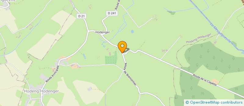 localisation de l'entreprise MONSIEUR QUENTIN LATISTE  HODENG-HODENGER