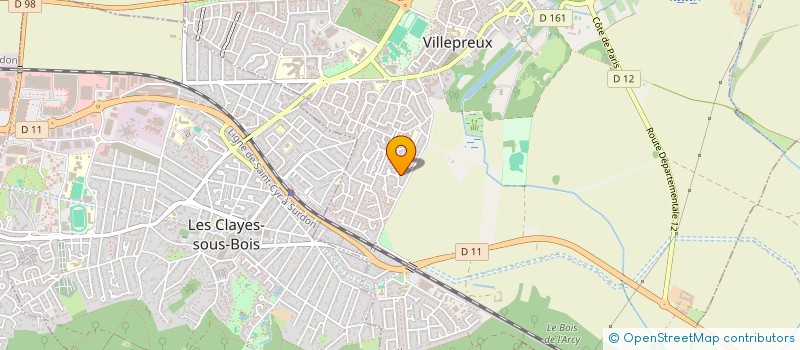 localisation de l'entreprise MONSIEUR QUENTIN LAUER  VILLEPREUX