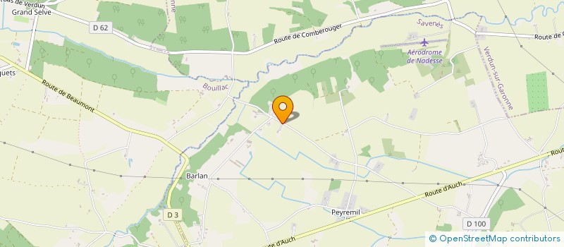 localisation de l'entreprise MONSIEUR QUENTIN LAUGUEUX  SAVENES