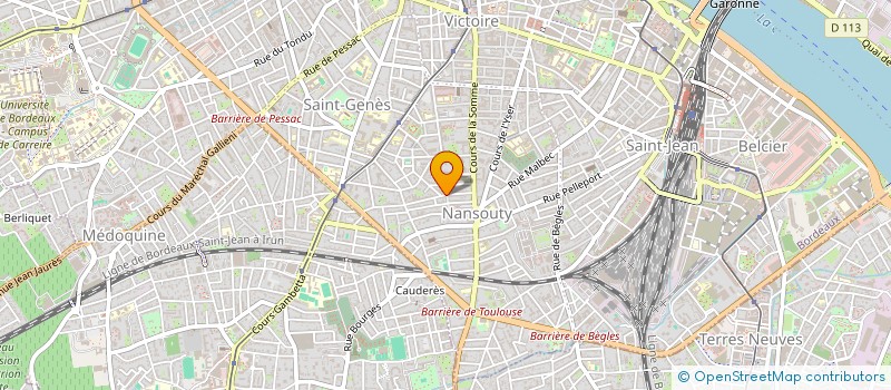 localisation de l'entreprise MONSIEUR QUENTIN LAURENT CHAUMONT  BORDEAUX