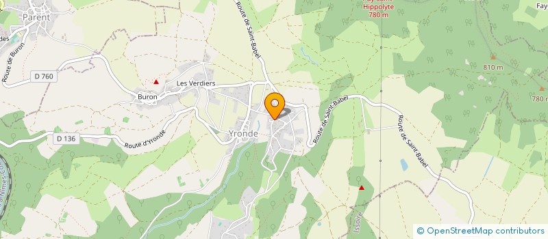 localisation de l'entreprise MONSIEUR QUENTIN LAVENUE  ISSOIRE