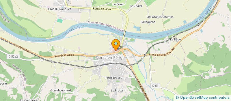 localisation de l'entreprise MONSIEUR QUENTIN LAVERGNE à SIORAC-EN-PERIGORD
