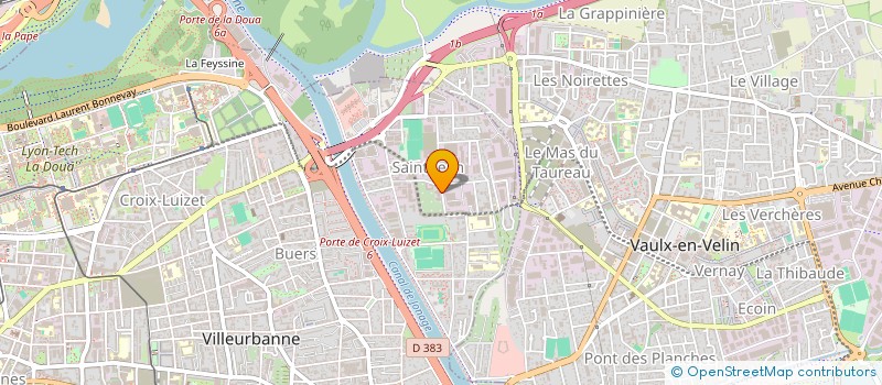 localisation de l'entreprise MONSIEUR QUENTIN LAVOREL  VILLEURBANNE