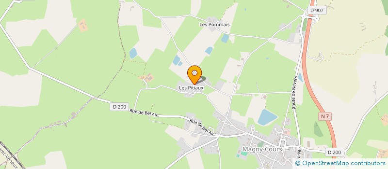 localisation de l'entreprise MONSIEUR QUENTIN LE BOURLOT  MAGNY COURS