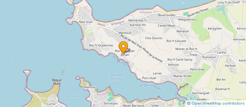 localisation de l'entreprise MONSIEUR QUENTIN LE COZ  PLOUNEOUR-BRIGNOGAN-PLAGES