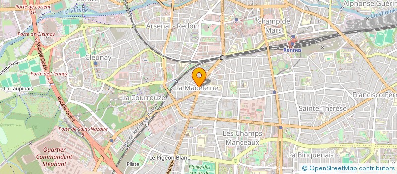 localisation de l'entreprise MONSIEUR QUENTIN LE DISSEZ  RENNES