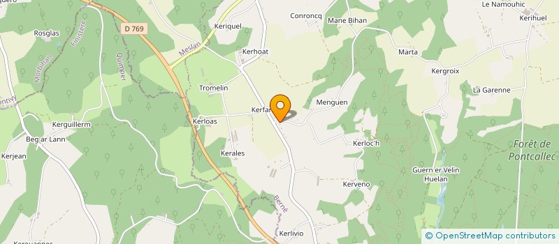 localisation de l'entreprise MONSIEUR QUENTIN LE GALLOUDEC  BERNE