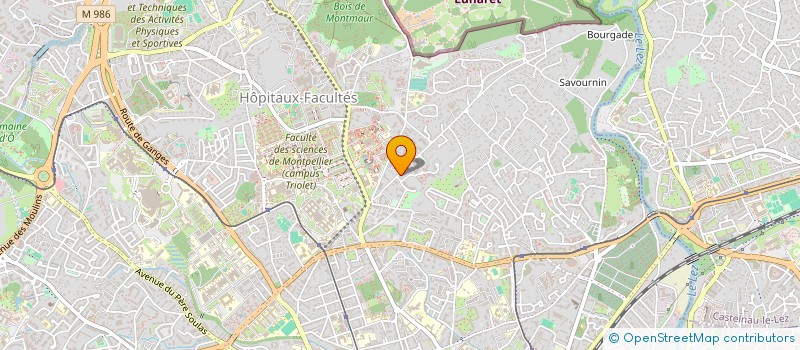 localisation de l'entreprise MONSIEUR QUENTIN LE GARREC à MONTPELLIER