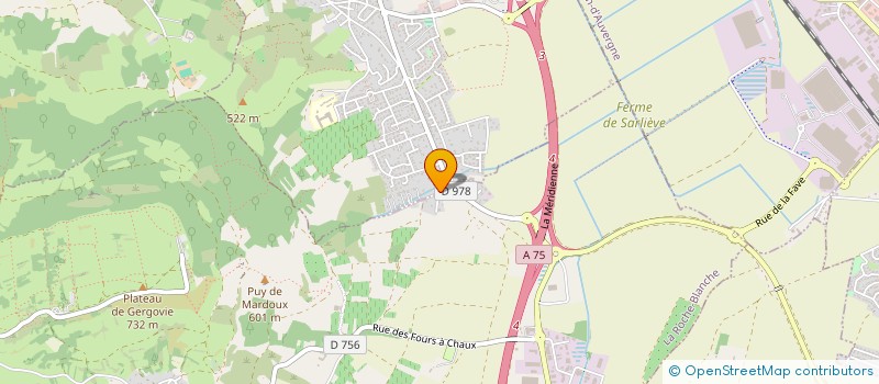 localisation de l'entreprise MONSIEUR QUENTIN LE GO  PERIGNAT-LES-SARLIEVE