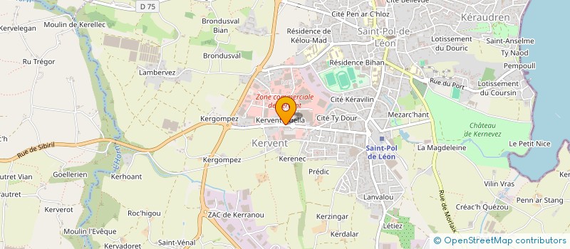 localisation de l'entreprise MONSIEUR QUENTIN LE GOFF  SAINT-POL-DE-LEON