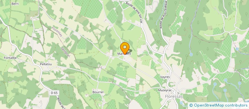 localisation de l'entreprise MONSIEUR QUENTIN LE PROVOT  FLORESSAS