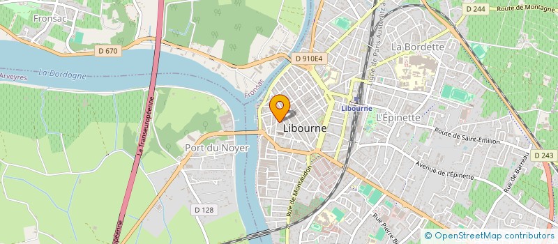 localisation de l'entreprise MONSIEUR QUENTIN LEBEGUE  LIBOURNE