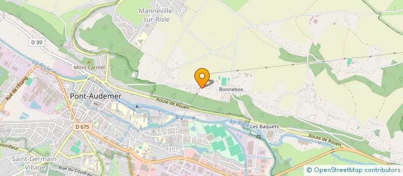 localisation de l'entreprise MONSIEUR QUENTIN LEBLOND  BOURNEVILLE-SAINTE-CROIX