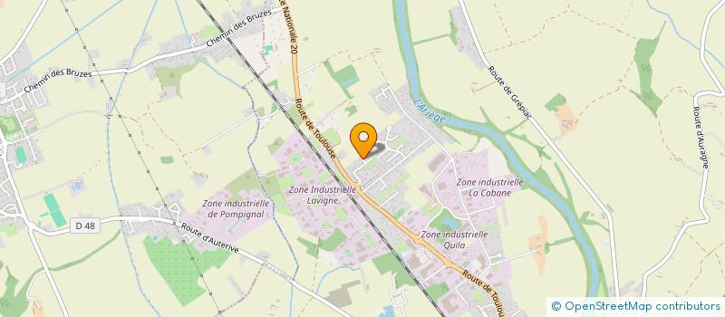 localisation de l'entreprise MONSIEUR QUENTIN LECAMU  AUTERIVE