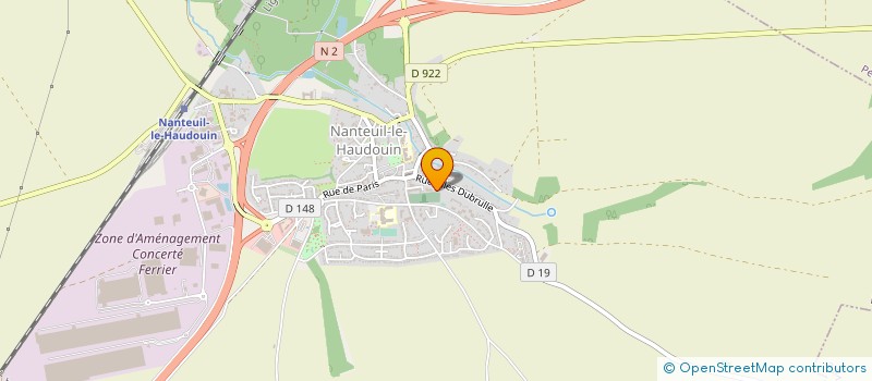 localisation de l'entreprise MONSIEUR QUENTIN LECOMPTE  NANTEUIL-LE-HAUDOUIN