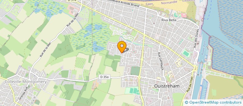 localisation de l'entreprise MONSIEUR QUENTIN LECOQ  OUISTREHAM