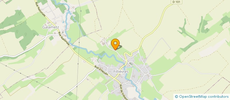 localisation de l'entreprise MONSIEUR QUENTIN LECOUSTRE  FILLIEVRES