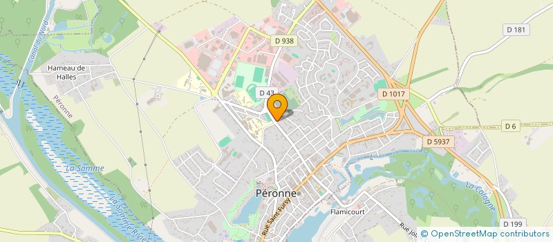 localisation de l'entreprise MONSIEUR QUENTIN LEFEVRE  PERONNE