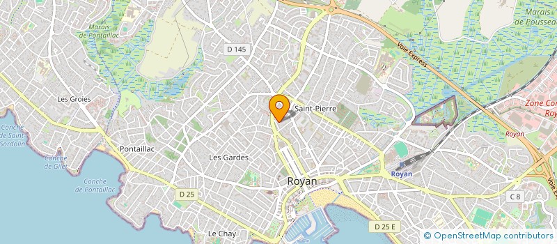 localisation de l'entreprise MONSIEUR QUENTIN LEFEVRE  ROYAN