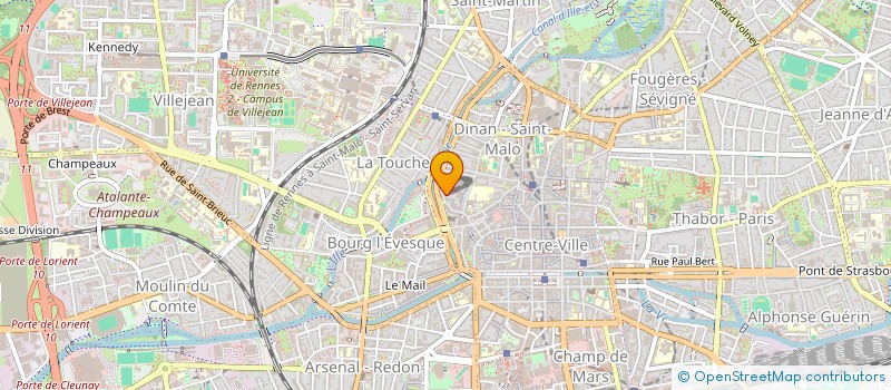 localisation de l'entreprise MONSIEUR QUENTIN LEFRANCOIS  RENNES