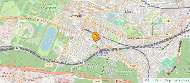 localisation de l'entreprise MONSIEUR QUENTIN LEGALLO à VERSAILLES