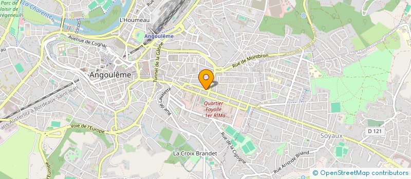 localisation de l'entreprise MONSIEUR QUENTIN LEGRAS à ANGOULEME