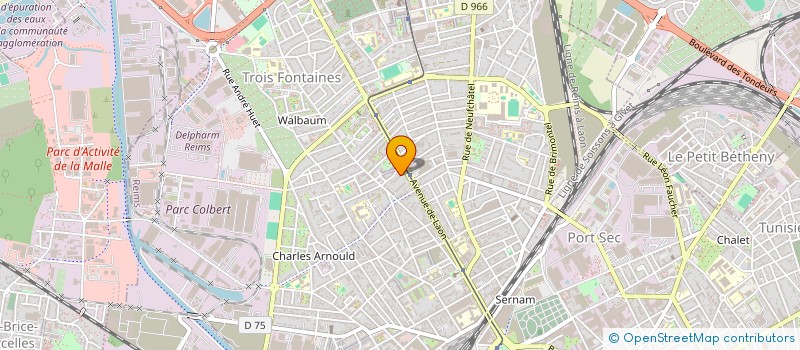 localisation de l'entreprise MONSIEUR QUENTIN LEGRAS  REIMS