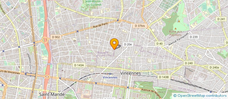 localisation de l'entreprise MONSIEUR QUENTIN LEJARRE à MONTREUIL