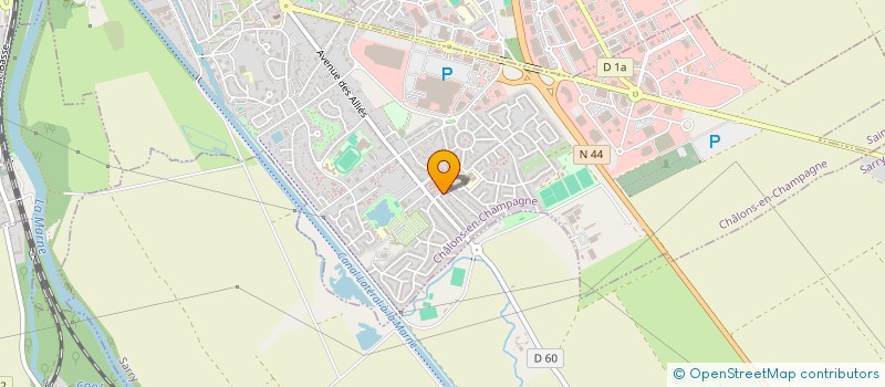 localisation de l'entreprise MONSIEUR QUENTIN LEMAITRE  CHALONS-EN-CHAMPAGNE