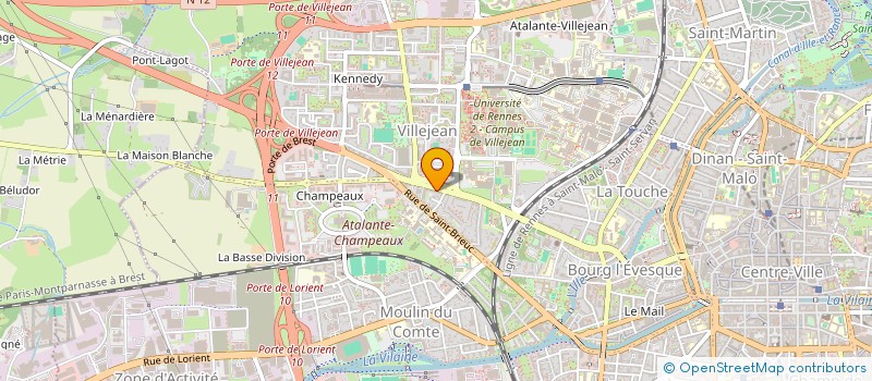 localisation de l'entreprise MONSIEUR QUENTIN LEMERCIER  RENNES