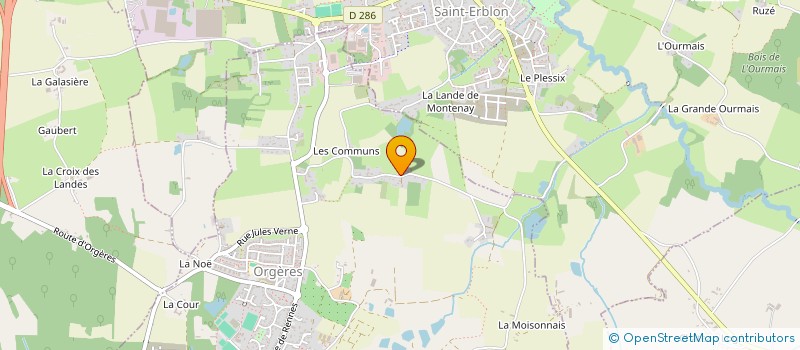 localisation de l'entreprise MONSIEUR QUENTIN LEMOINE  ORGERES