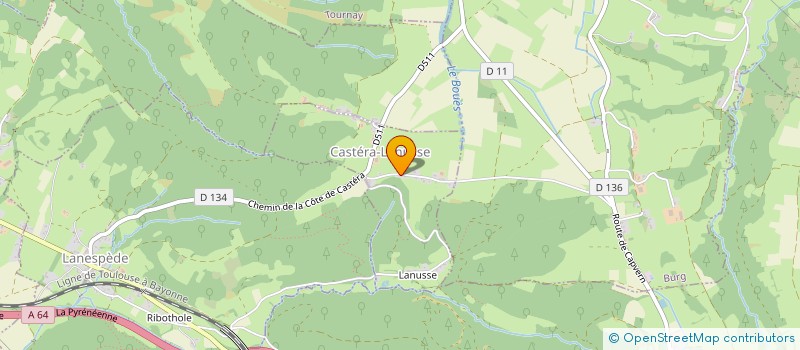 localisation de l'entreprise MONSIEUR QUENTIN LEMONNIER  CASTERA-LANUSSE