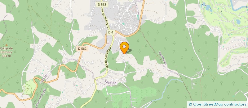 localisation de l'entreprise MONSIEUR QUENTIN LEMORT  FAYENCE