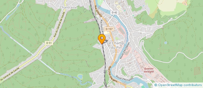 localisation de l'entreprise MONSIEUR QUENTIN LENTENGRE  EPINAL