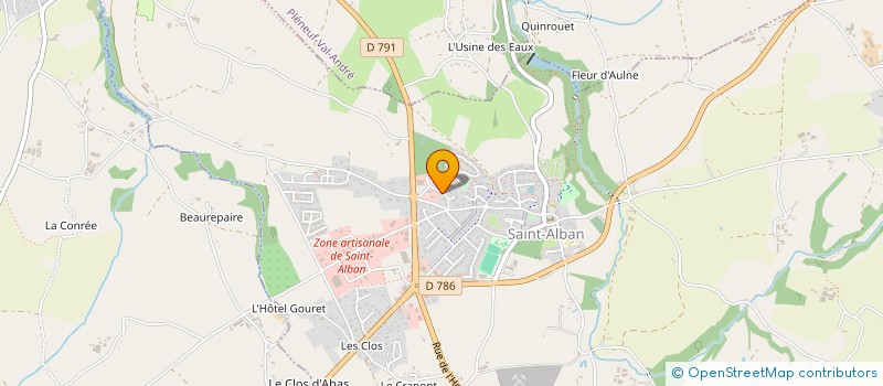 localisation de l'entreprise MONSIEUR QUENTIN LEON  SAINT-ALBAN