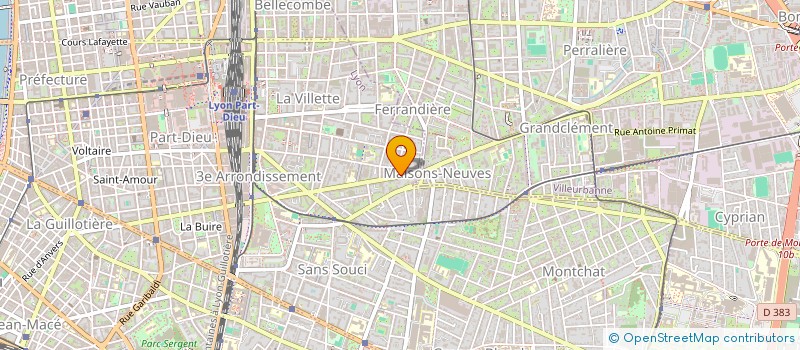 localisation de l'entreprise MONSIEUR QUENTIN LEONARD  LYON