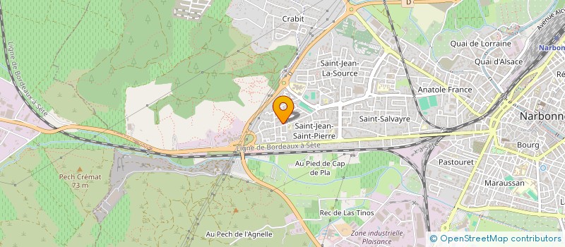 localisation de l'entreprise MONSIEUR QUENTIN LEOPOLD à NARBONNE