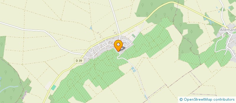 localisation de l'entreprise MONSIEUR QUENTIN LEPAGE  BROYES