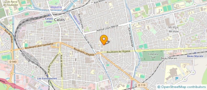 localisation de l'entreprise MONSIEUR QUENTIN LEPRINCE  CALAIS