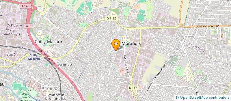 localisation de l'entreprise MONSIEUR QUENTIN LERAY  MORANGIS