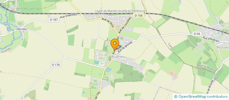 localisation de l'entreprise MONSIEUR QUENTIN LEROUX  CASTILLON